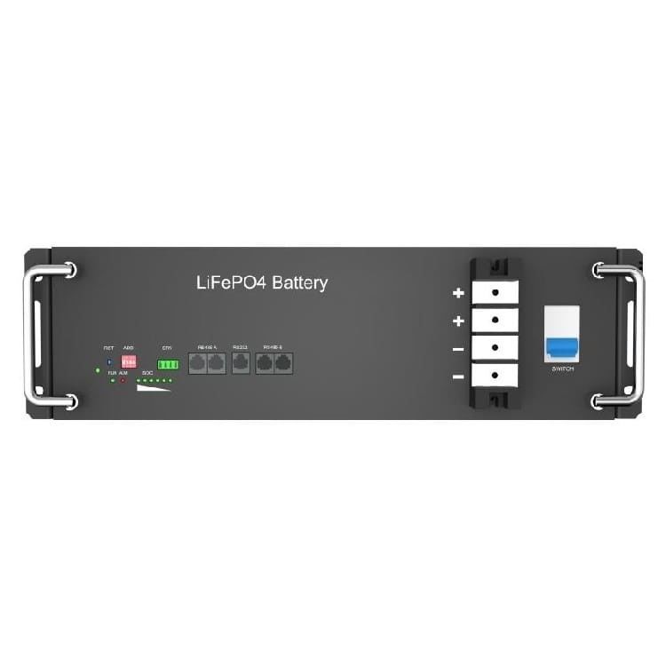 2560Wh 51.2V DC 랙 마운트 산업용 상업용 에너지 저장용 Lifepo4 배터리