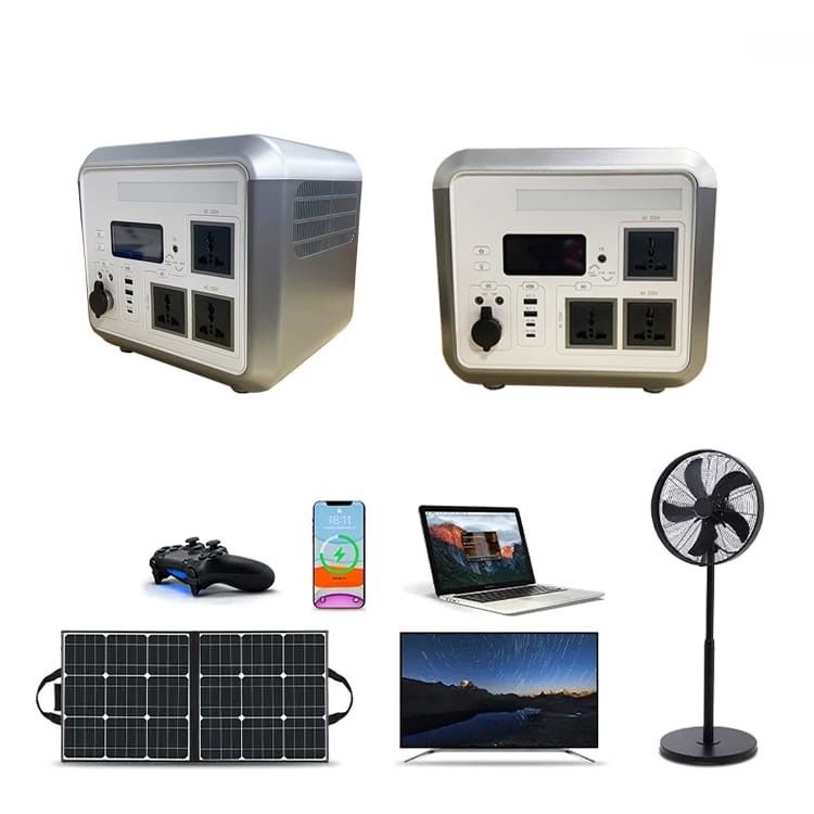 1200W 태양 전지 리?? 배터리 팩, 야외 휴대용 전력 뱅크 발전기
