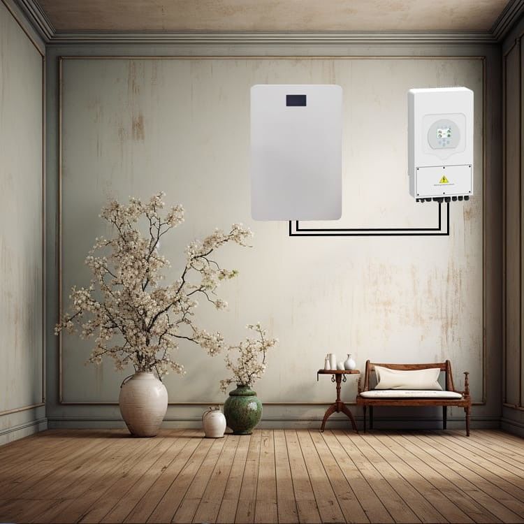 5.12kwh 하이브리드 태양광 벽 장착 Lifepo4 배터리